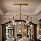 Hemispher Linear Chandelier - fovolighting