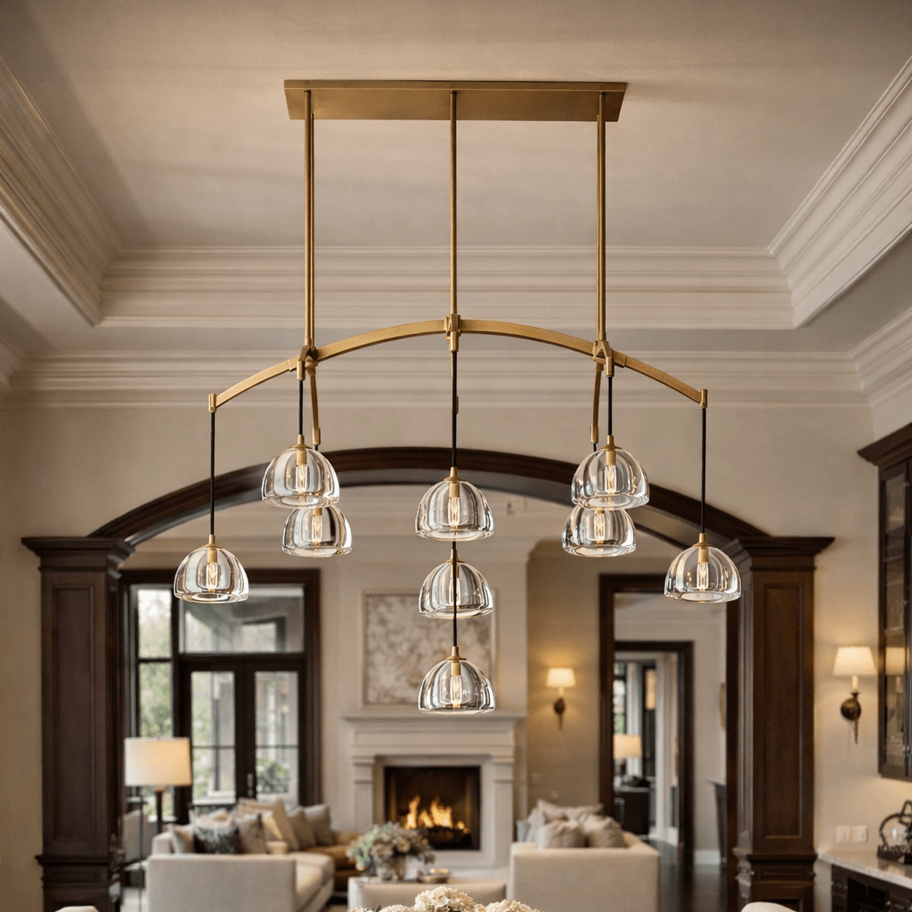 Hemispher Linear Chandelier - fovolighting