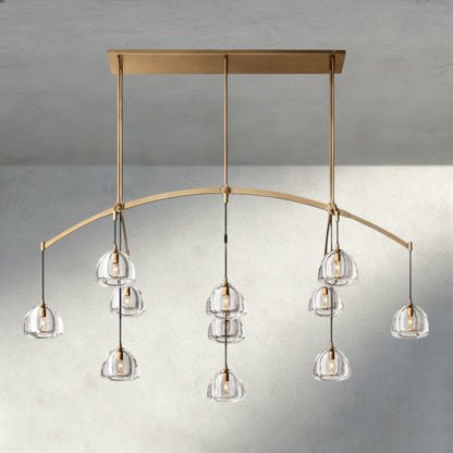 Hemispher Linear Chandelier - fovolighting