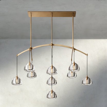 Hemispher Linear Chandelier - fovolighting