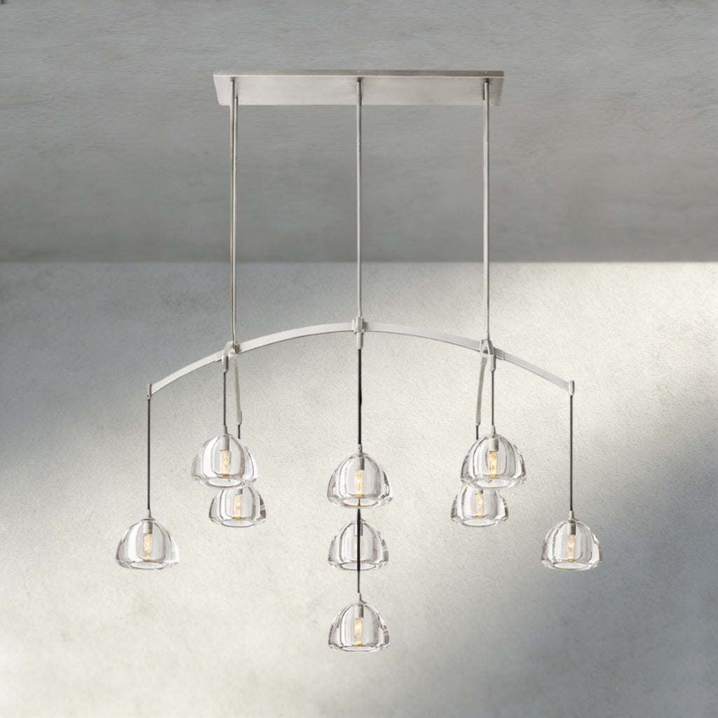 Hemispher Linear Chandelier - fovolighting