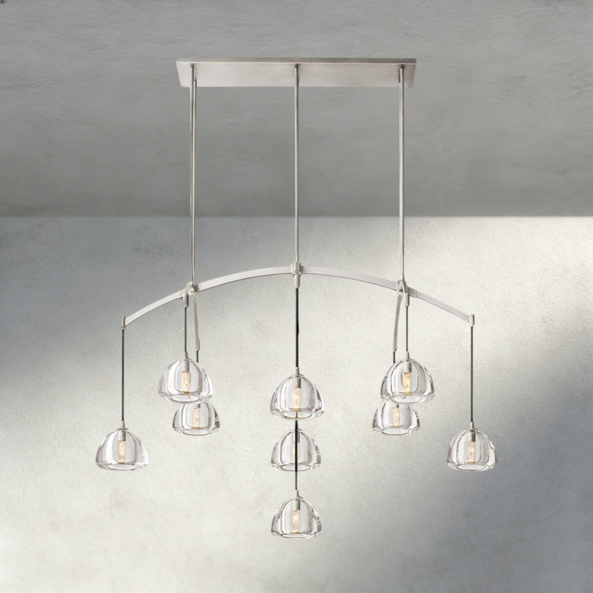 Hemispher Linear Chandelier - fovolighting