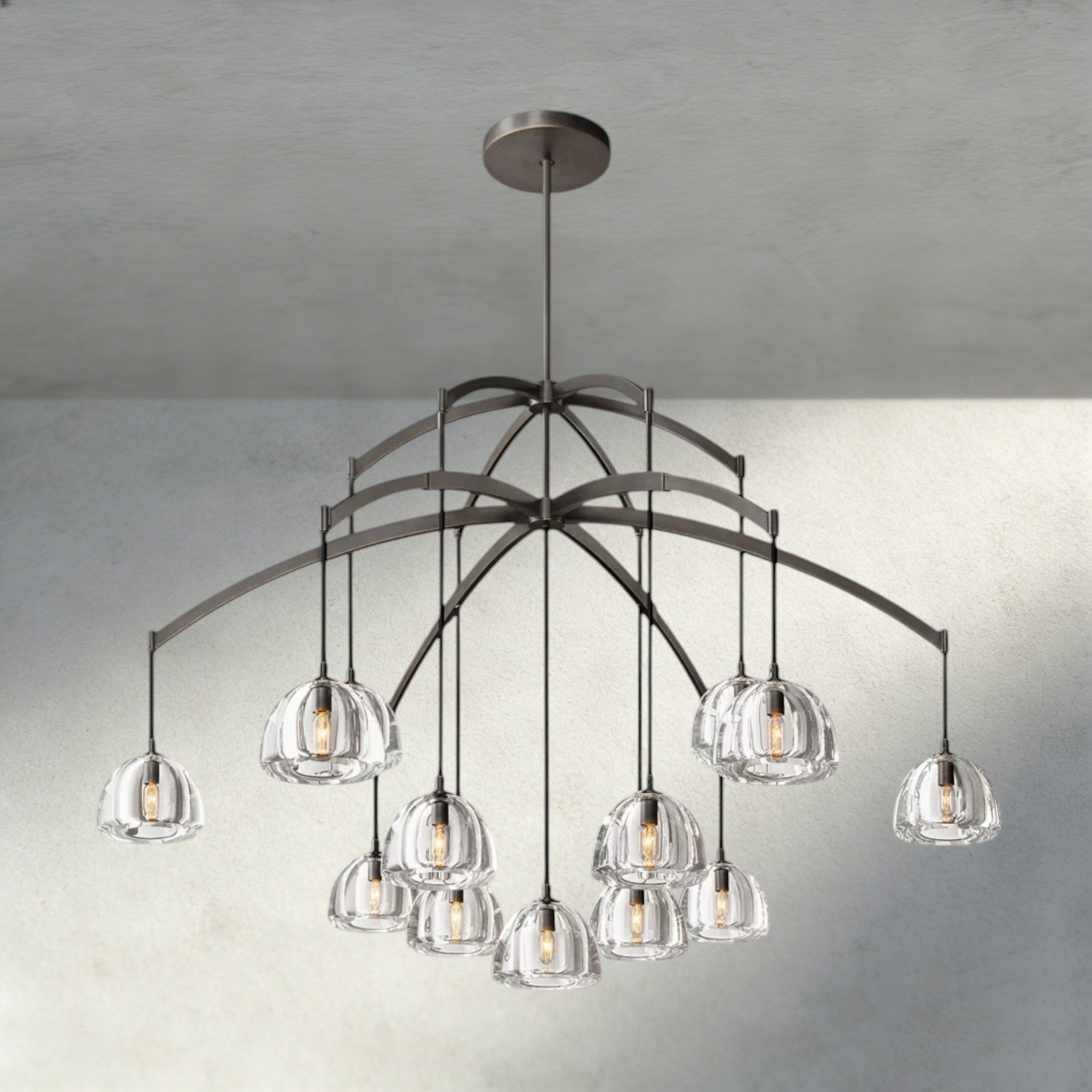 Hemispher Round Chandelier - fovolighting