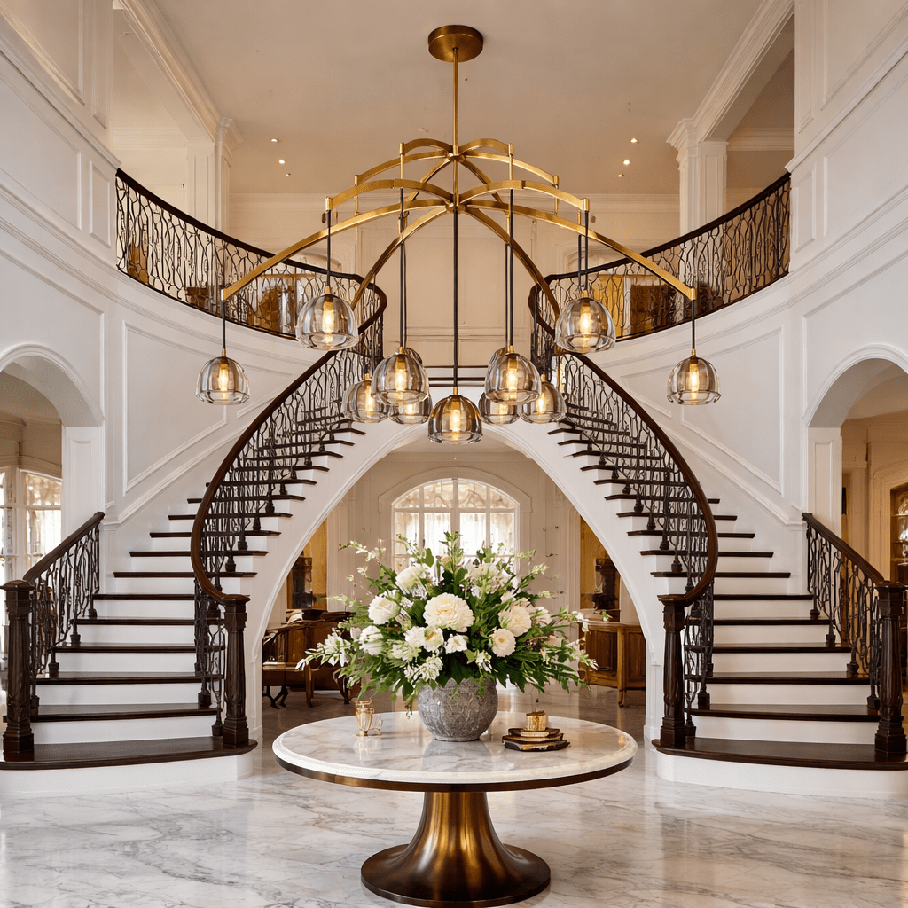 Hemispher Round Chandelier - fovolighting