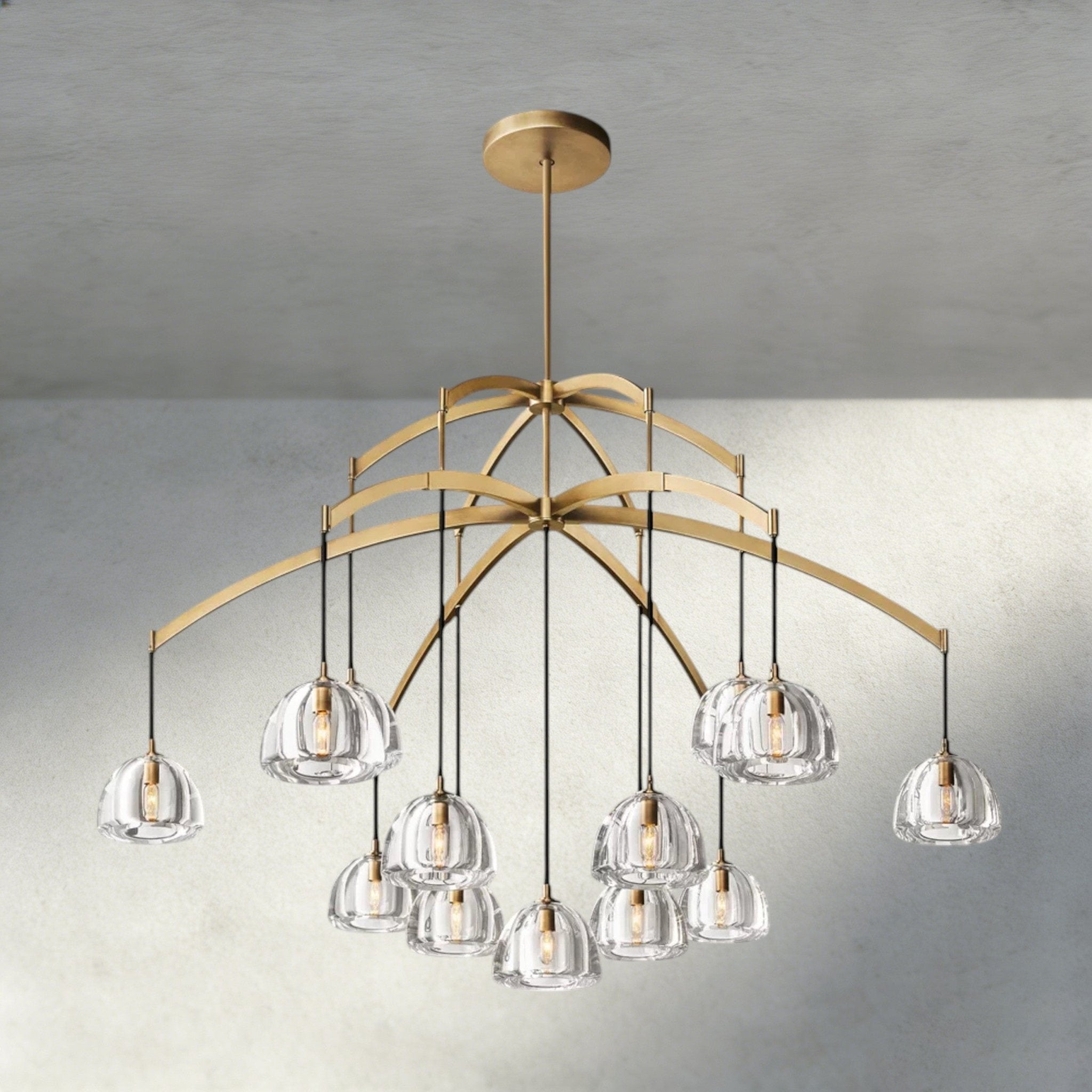 Hemispher Round Chandelier - fovolighting