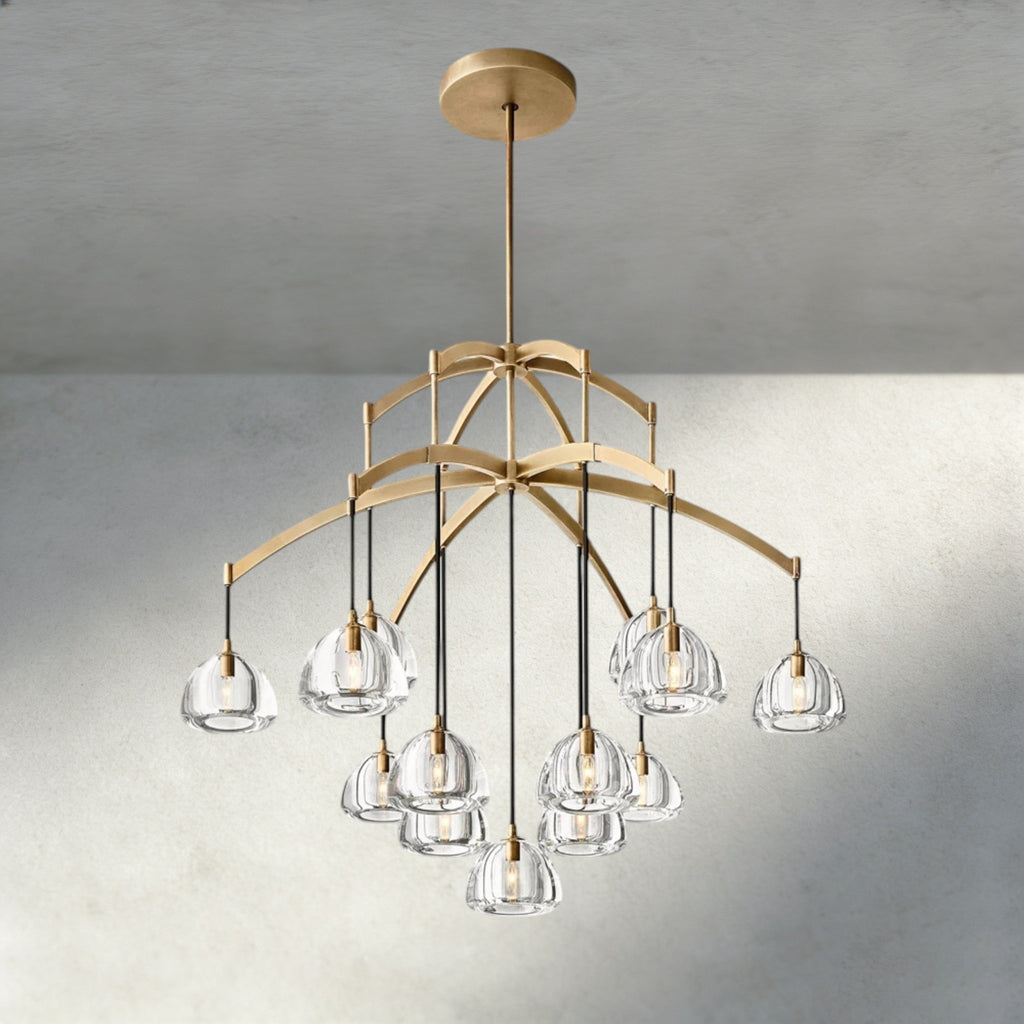 Hemispher Round Chandelier - fovolighting