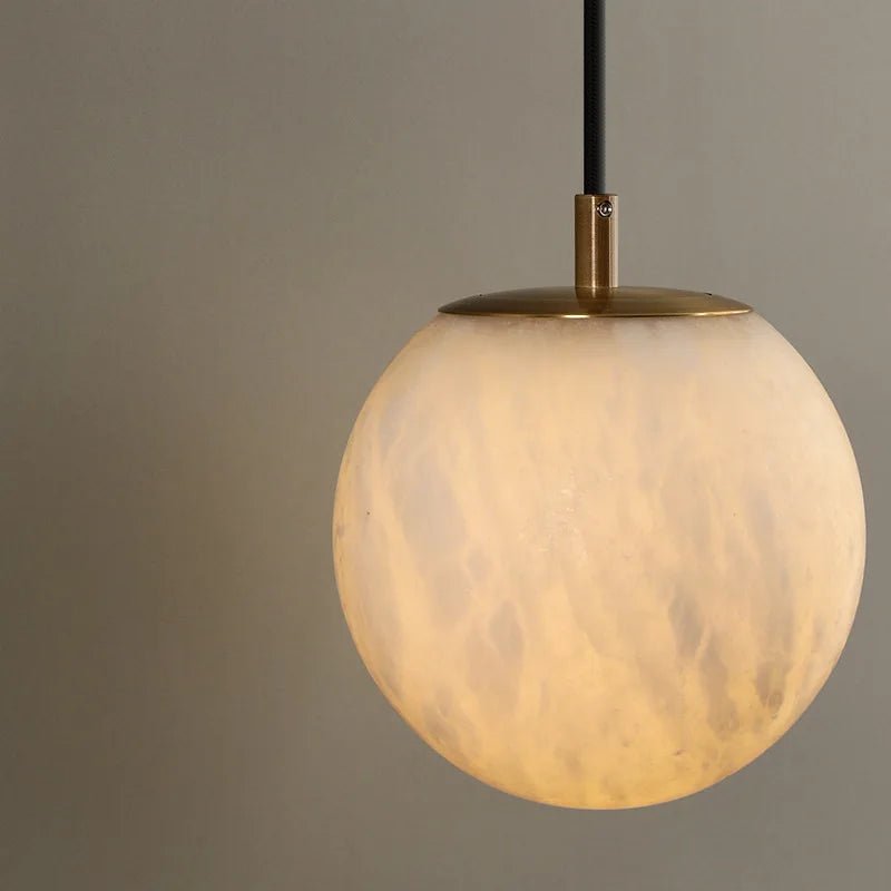 Horrin Marble Ball Wall Sconce - fovolighting