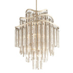 Huge Post - modern Hollow Glass Tube Tassel Chandelier for Living Room/Foyer/Villa/Stairs - fovolighting