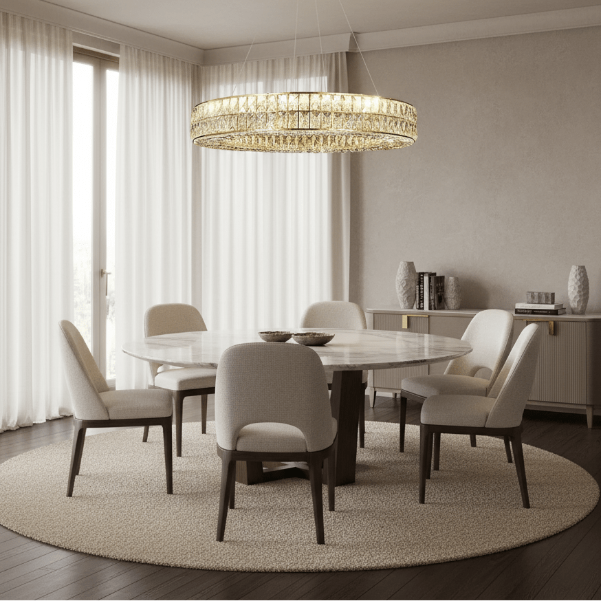 Hutton Crystal Chandelier - fovolighting