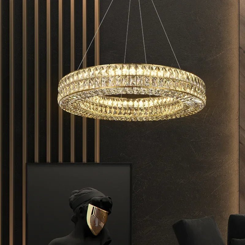 Hutton Crystal Chandelier - fovolighting