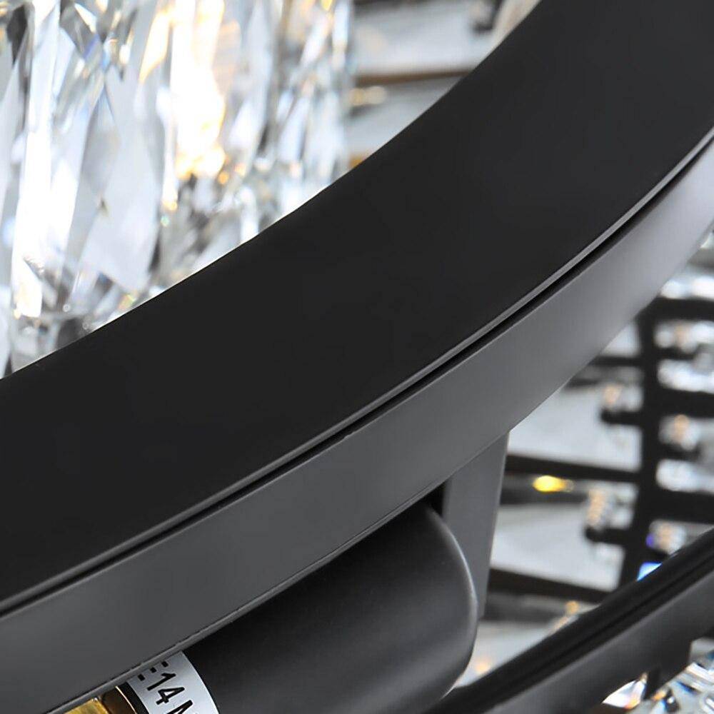 Hutton Crystal Modern Chandelier - fovolighting