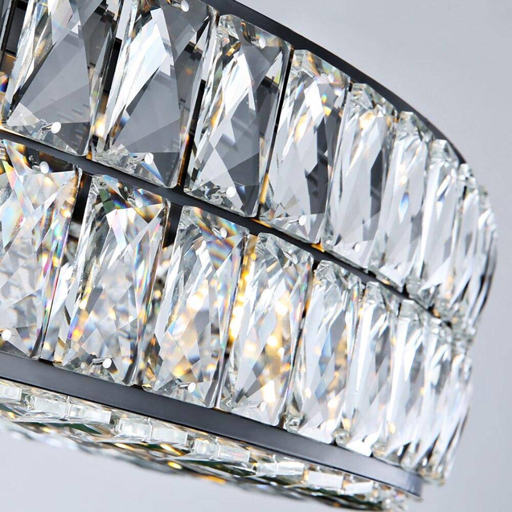 Hutton Crystal Modern Chandelier - fovolighting