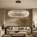 Hutton Crystal Modern Chandelier - fovolighting