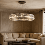 Hutton Crystal Modern Chandelier - fovolighting