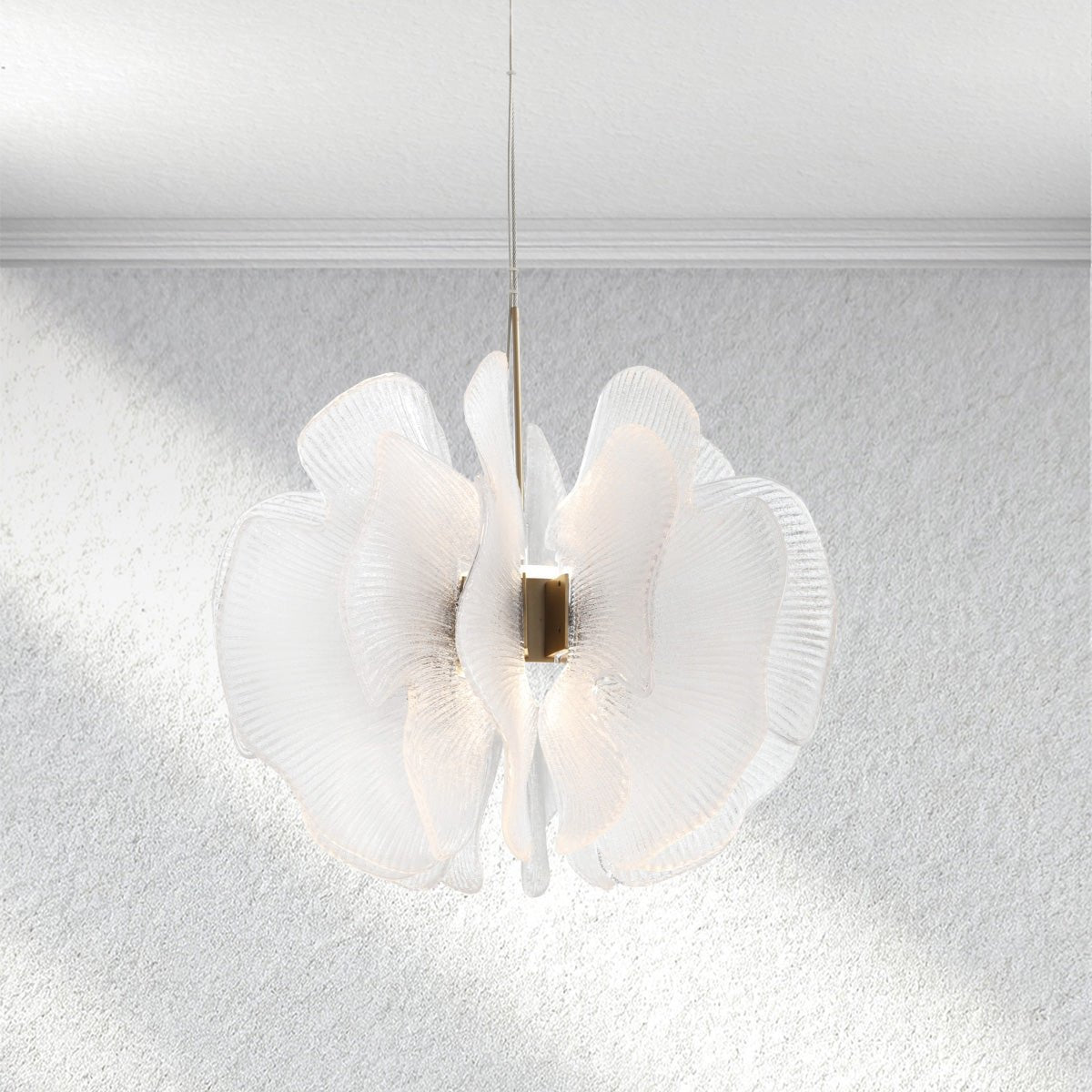 Jellyfish Floral Glass Pendant - fovolighting