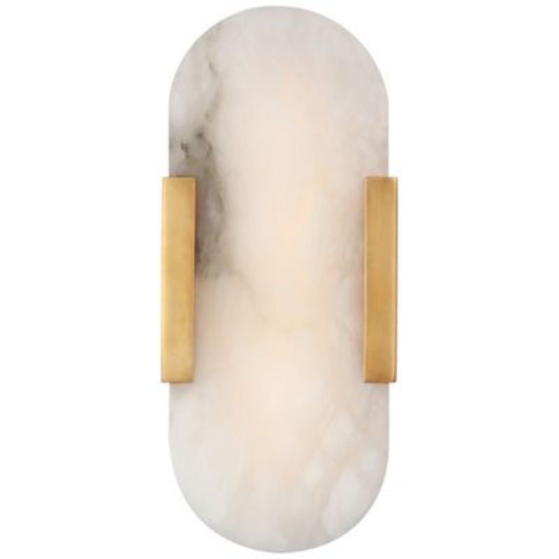 Brixton Melange Elongated Alabaster Wall Sconce 10"