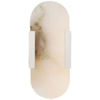 Brixton Melange Elongated Alabaster Wall Sconce 10"