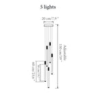 La Barra Staircase Chandelier for Foyer - fovolighting