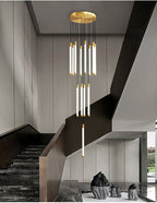 La Barra Staircase Chandelier for Foyer - fovolighting