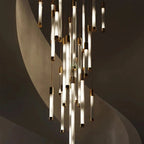 La Barra Staircase Chandelier for Foyer - fovolighting