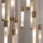La Barra Staircase Chandelier for Foyer - fovolighting