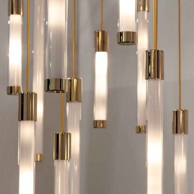 La Barra Staircase Chandelier for Foyer - fovolighting