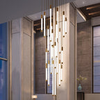 La Barra Staircase Chandelier for Foyer - fovolighting