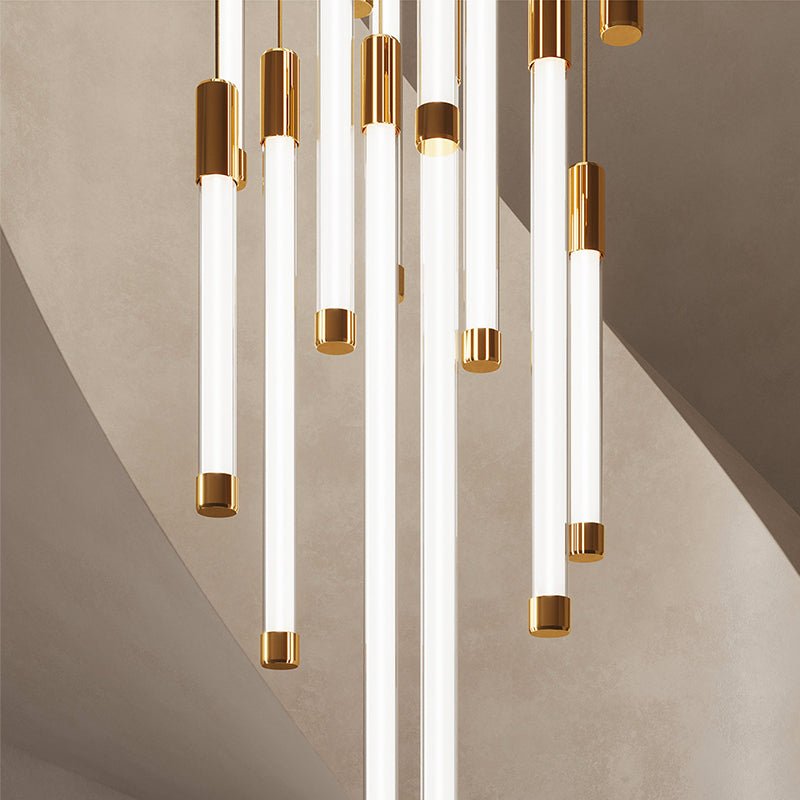 La Barra Staircase Chandelier for Foyer - fovolighting