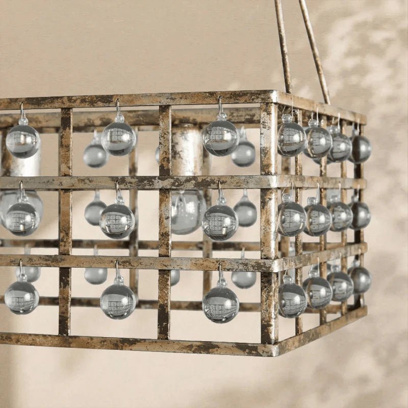 La Cage Rectangular Chandelier - fovolighting