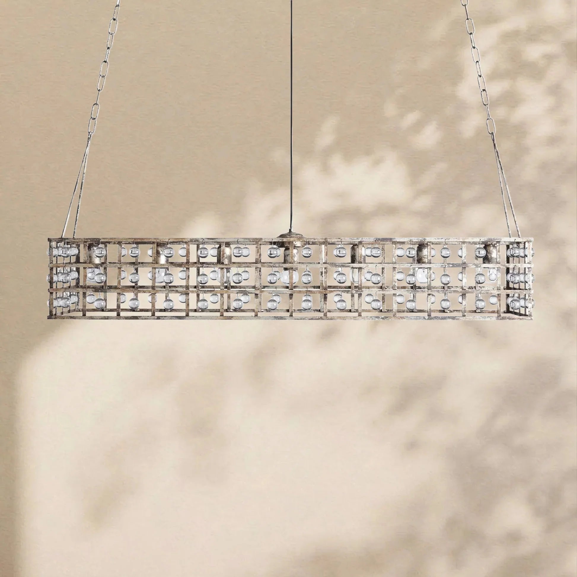 La Cage Rectangular Chandelier - fovolighting