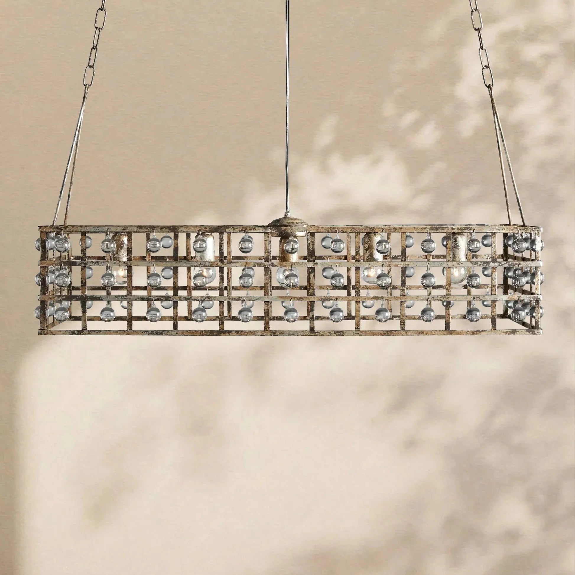 La Cage Rectangular Chandelier - fovolighting