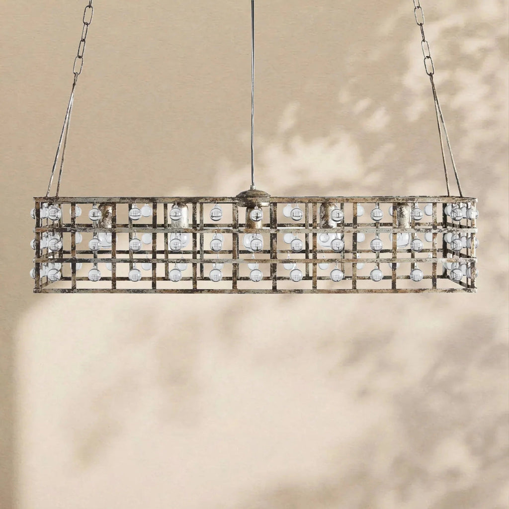 La Cage Rectangular Chandelier - fovolighting