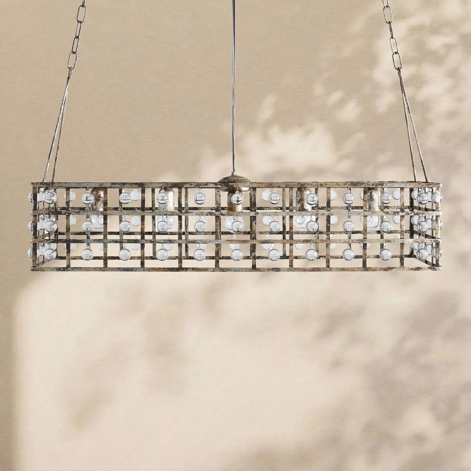 La Cage Rectangular Chandelier - fovolighting