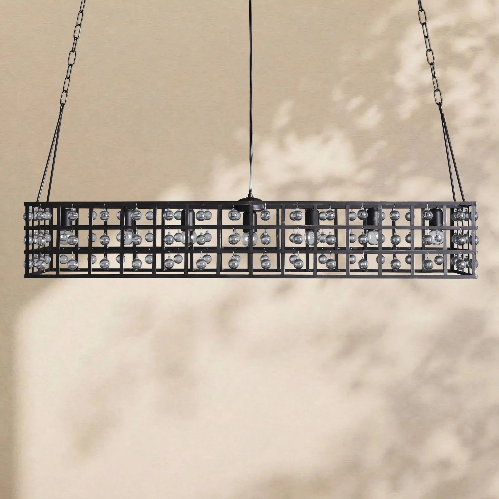 La Cage Rectangular Chandelier - fovolighting