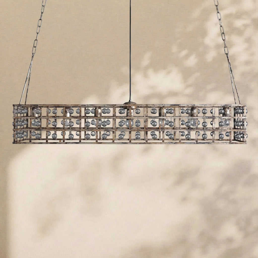 La Cage Rectangular Chandelier - fovolighting