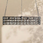 La Cage Rectangular Chandelier - fovolighting