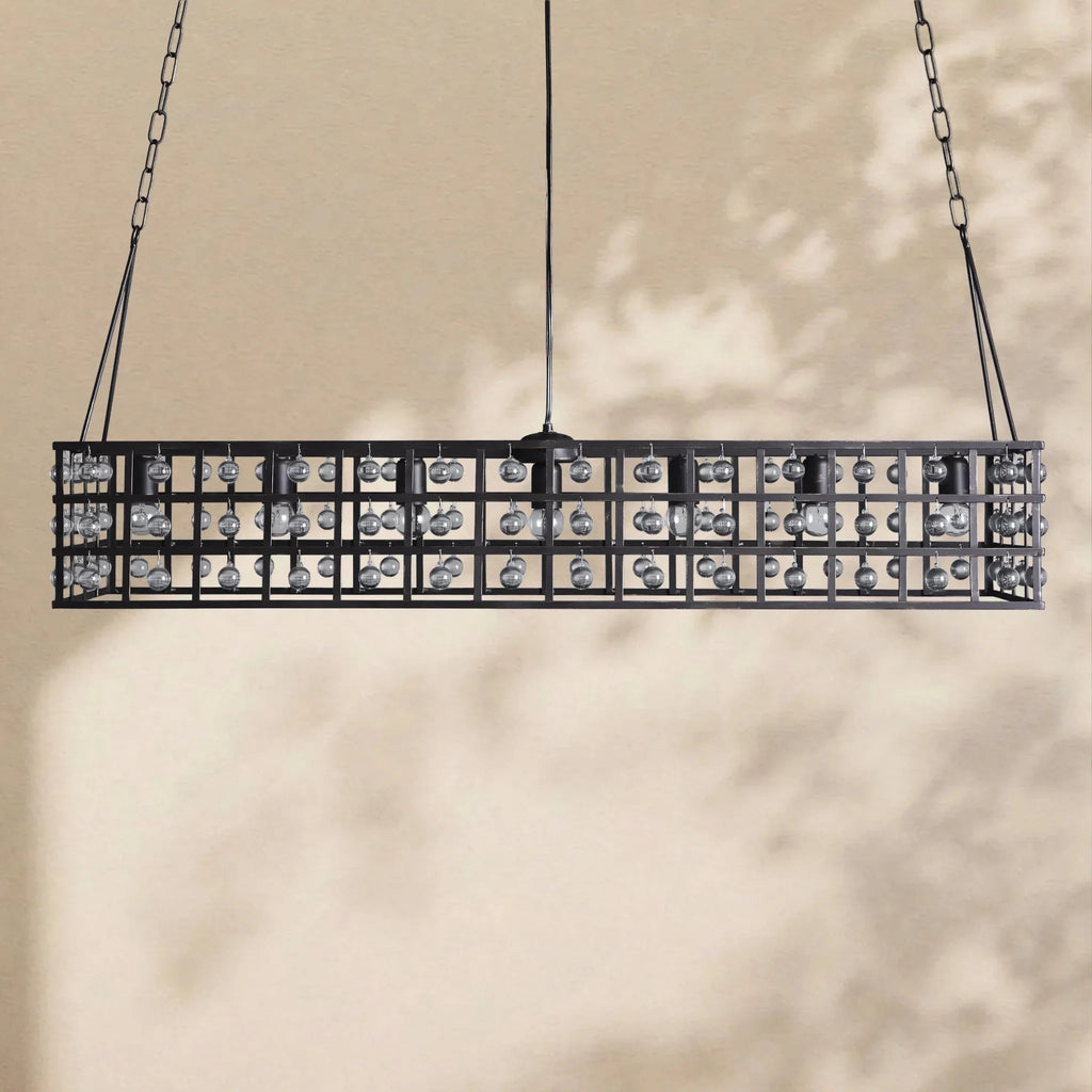 La Cage Rectangular Chandelier - fovolighting