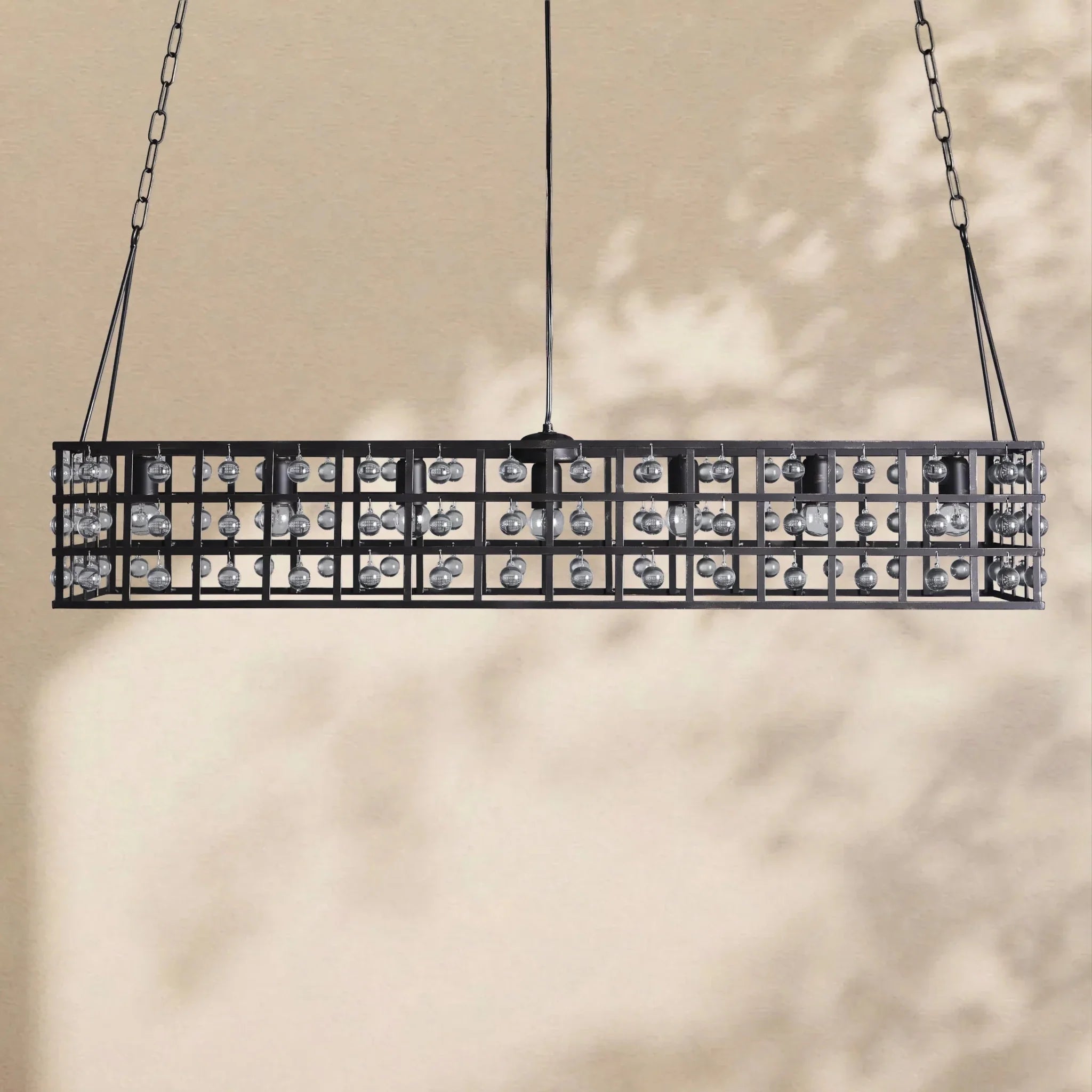 La Cage Rectangular Chandelier - fovolighting