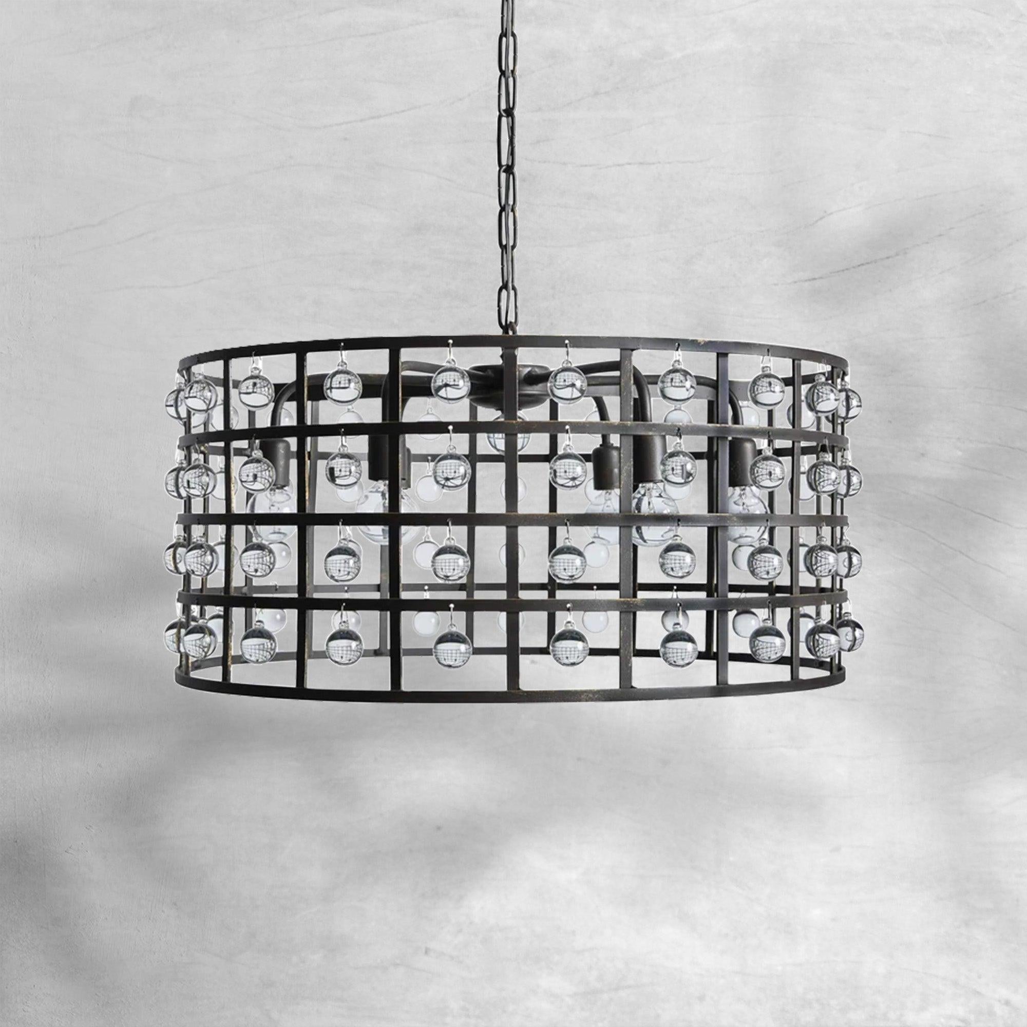 La Cage Round Chandelier 6/8/12 Light - fovolighting