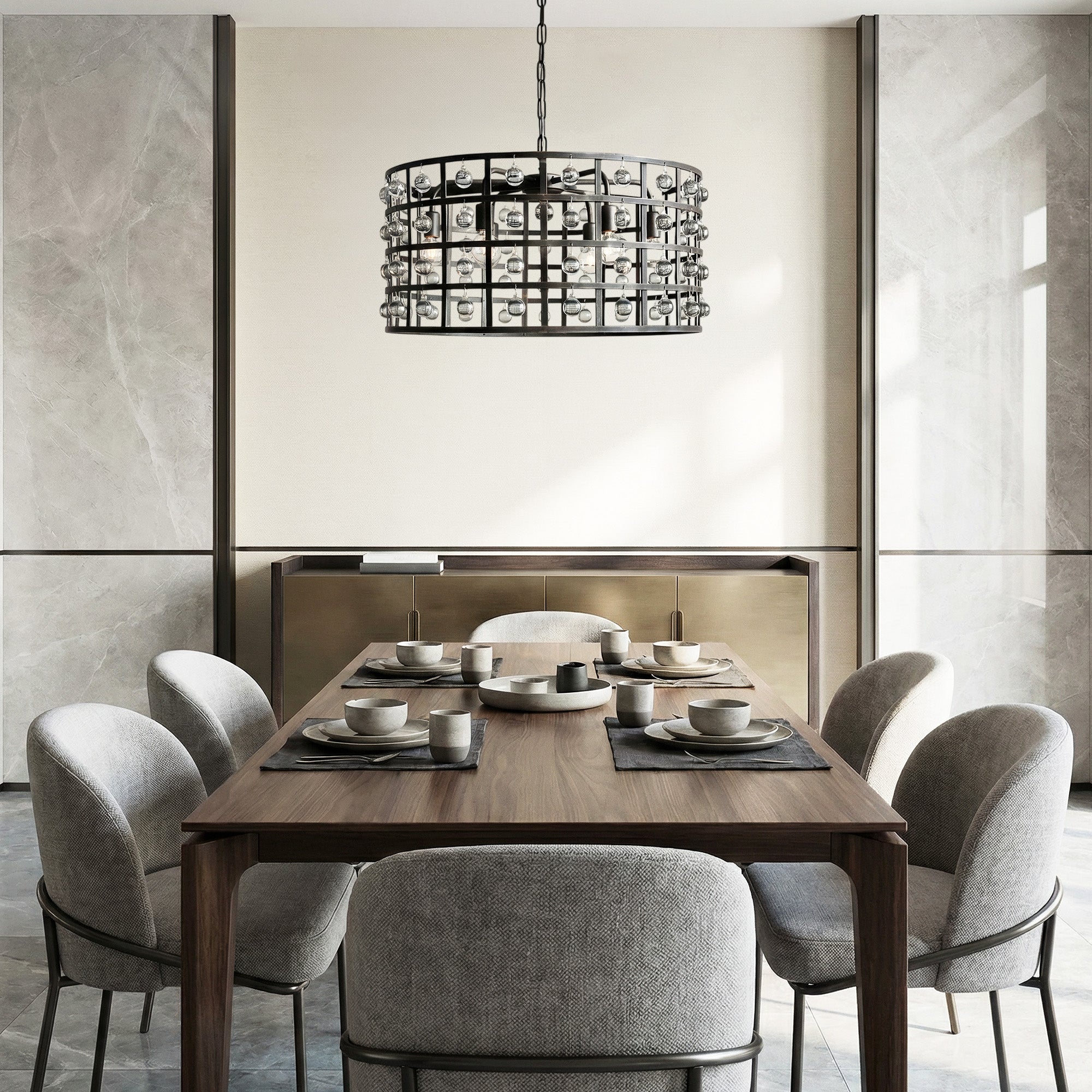 La Cage Round Chandelier 6/8/12 Light - fovolighting