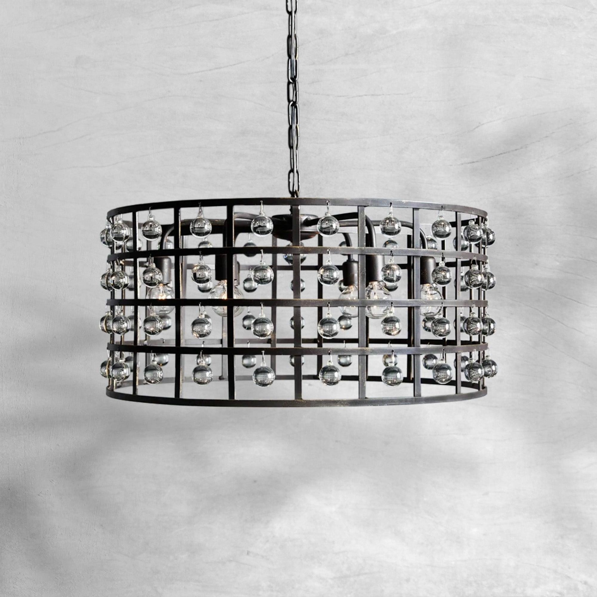 La Cage Round Chandelier 6/8/12 Light - fovolighting