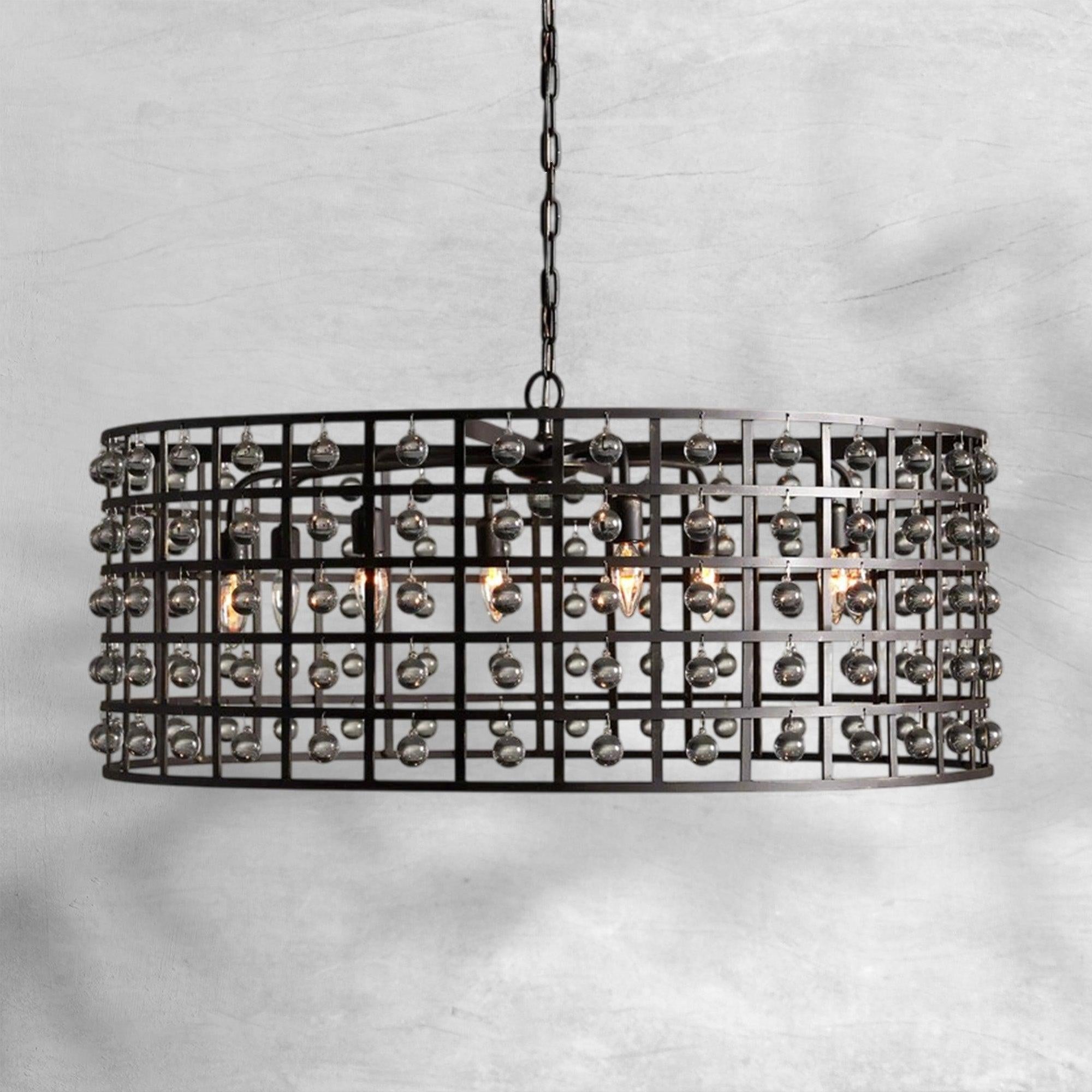 La Cage Round Chandelier 6/8/12 Light - fovolighting