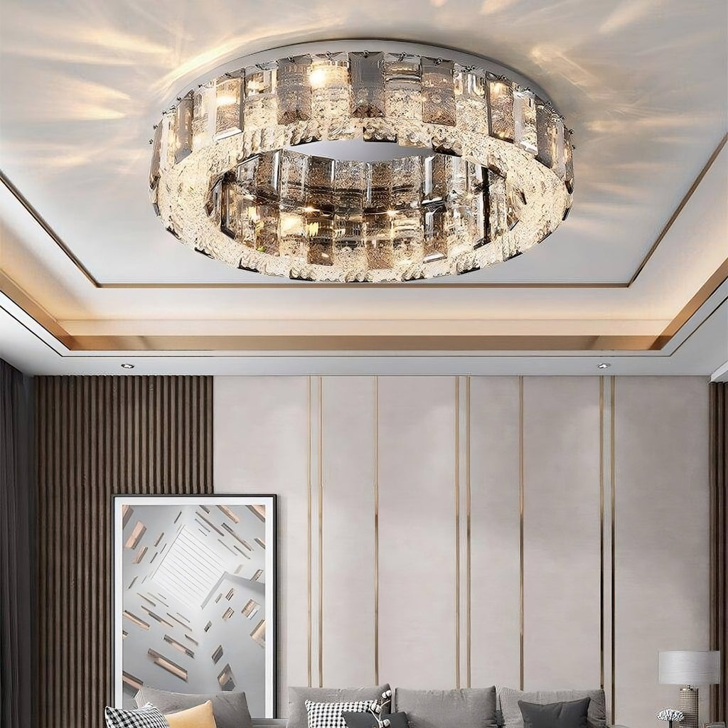 Lancia Crystal Flush Mount - fovolighting