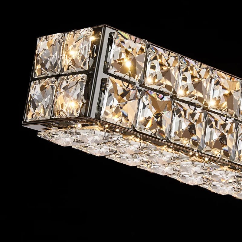 Langley Crystal Dining Room Chandelier - fovolighting