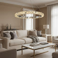 Langley Crystal Ring Chandelier - fovolighting
