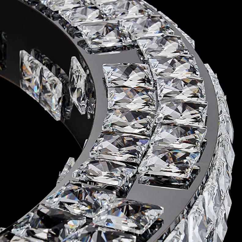 Langley Crystal Ring Chandelier - fovolighting