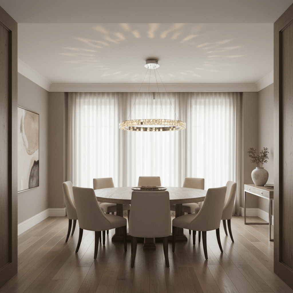 Langley Crystal Ring Chandelier - fovolighting