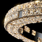 Langley Crystal Ring Chandelier - fovolighting