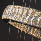 Langley The 6 - Ring Crystal Chandelier - fovolighting