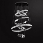 Langley The 6 - Ring Crystal Chandelier - fovolighting